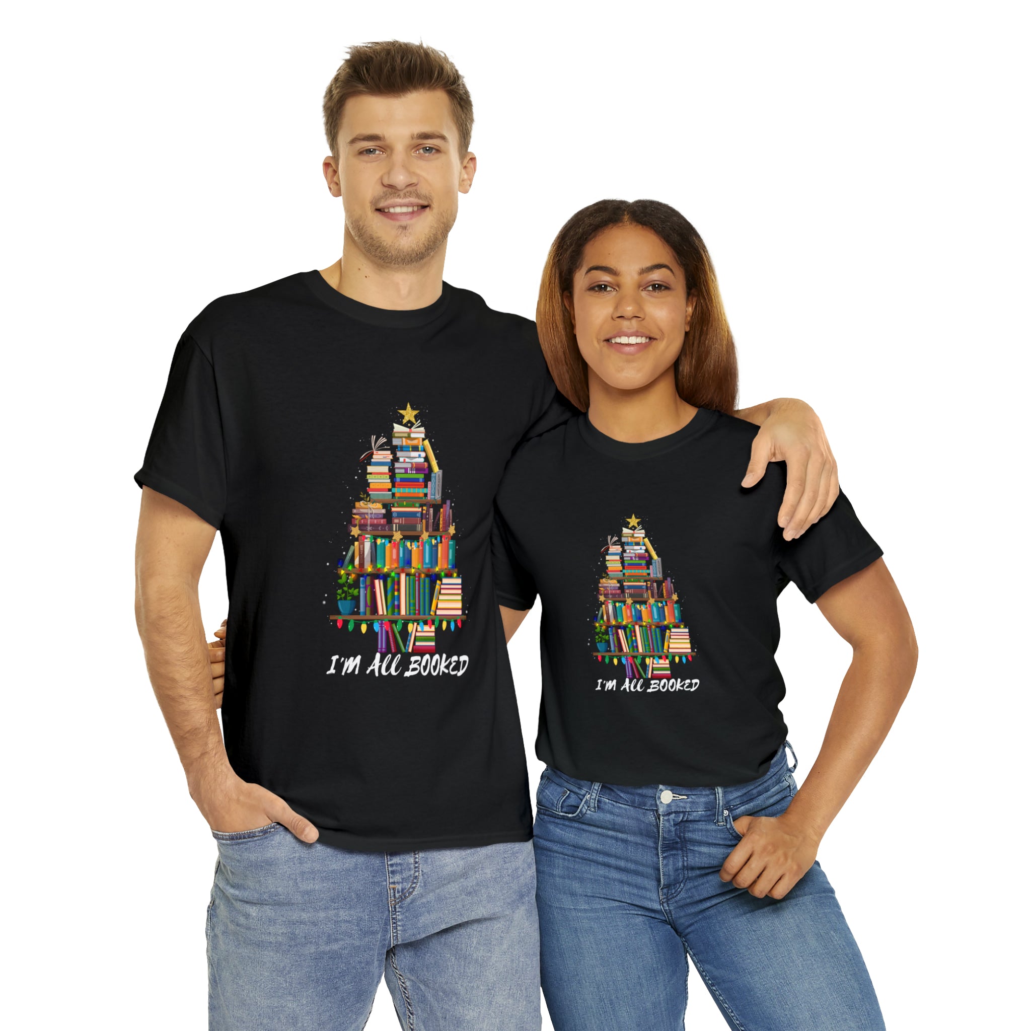 Christmas Book Tree Tshirt