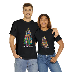 Christmas Book Tree Tshirt