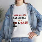 Load image into Gallery viewer, Dad Jokes in Dad-a-base Tshirt
