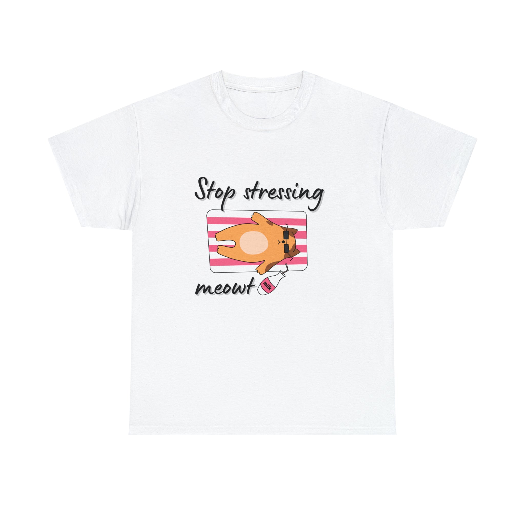 Stop stressing meowt Tshirt